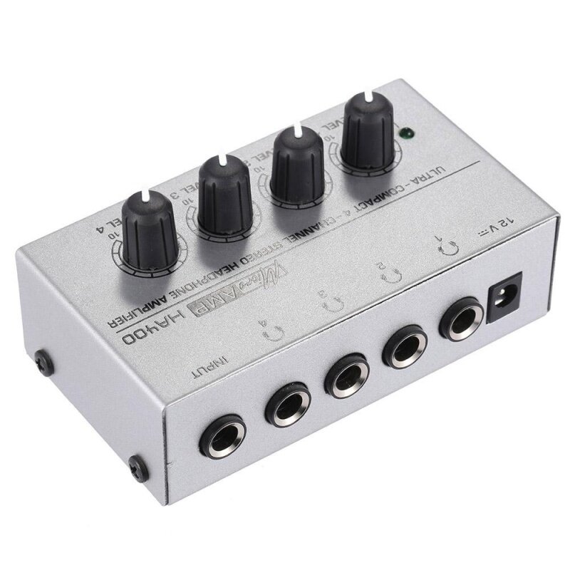 HA400 Ultra-compact 4 Channels Mini Audio Stereo Headphone
Amplifier with Power Adapter Malaysia