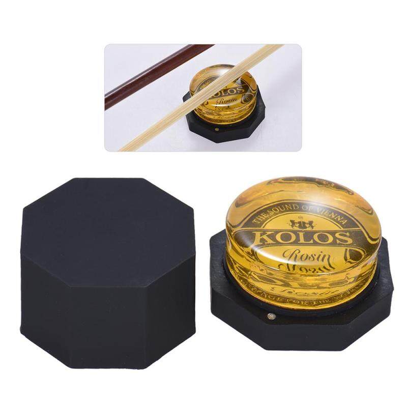 High-Class Low Dust Yellow Rosin Colophony Transparent Rounded Universal for Bowed String Musical Instrument Violin Viola Cello Erhu Malaysia
