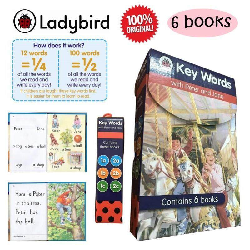 Ladybird Key Words with Peter and Jane Box Set (First 6 Books) Malaysia