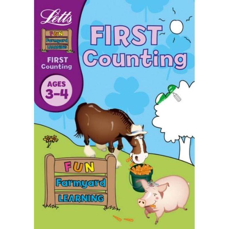 Letts Fun Farmyard First Counting Ages 3-4 9780007933150 Malaysia