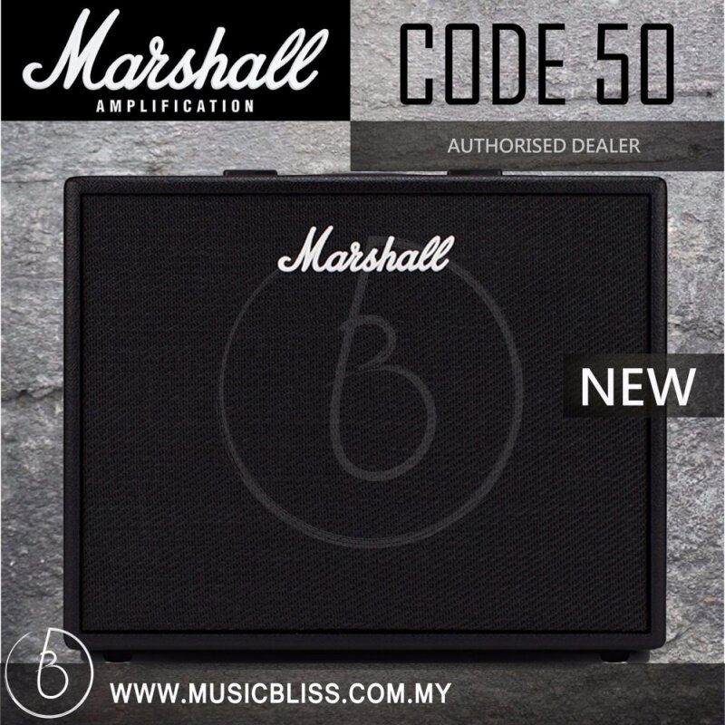 Marshall Code 50 1x12 Combo Guitar Amplifier Malaysia
