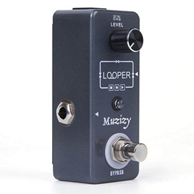 Muzizy Looper Guitar Effect Pedal, Mini Electronic 3 Modes Loop Station with USB Cable Software True Bypass Unlimited Overdubs 10 Minutes Recording Malaysia