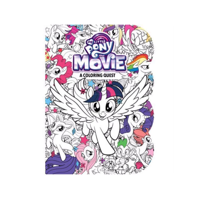 My Little Pony The Movie: A Coloring Quest Shape Colouring Book with Crayon Malaysia