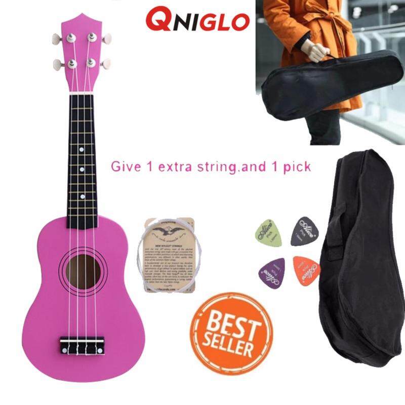 QNIGLO 21 Inch Ukulele Hawaii 4 String Guitar Ukelele Beginner Children Kids Gifts Malaysia