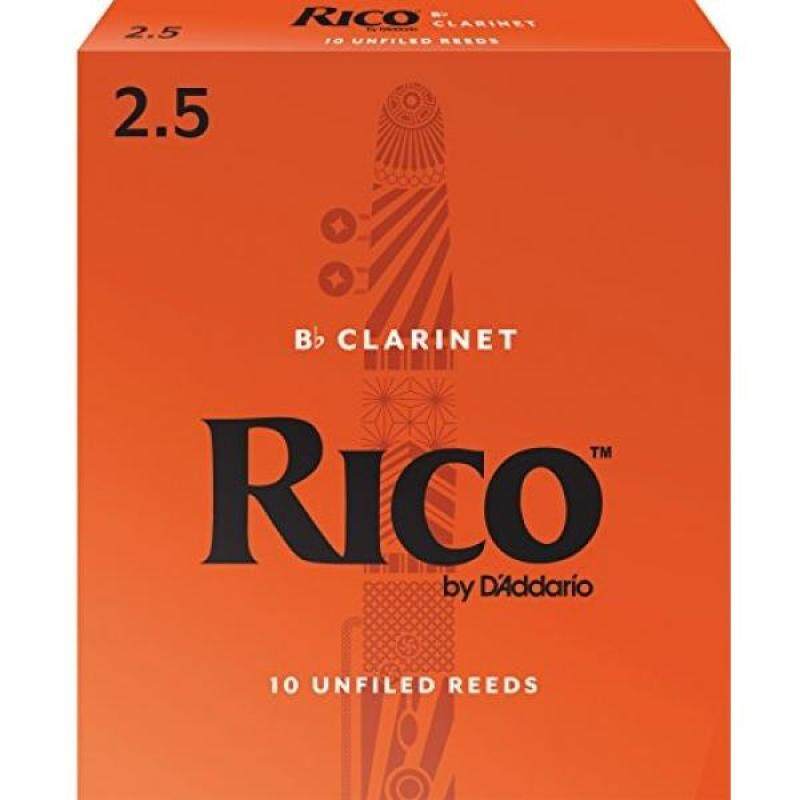 Rico by DAddario Bb Clarinet Reeds, Strength 2.5, 10-pack Malaysia