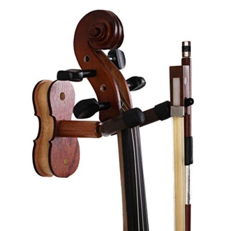 ROSENICE Violin Hanger Home and Studio Wall Mount Hanger(Red Wood
Color) Malaysia