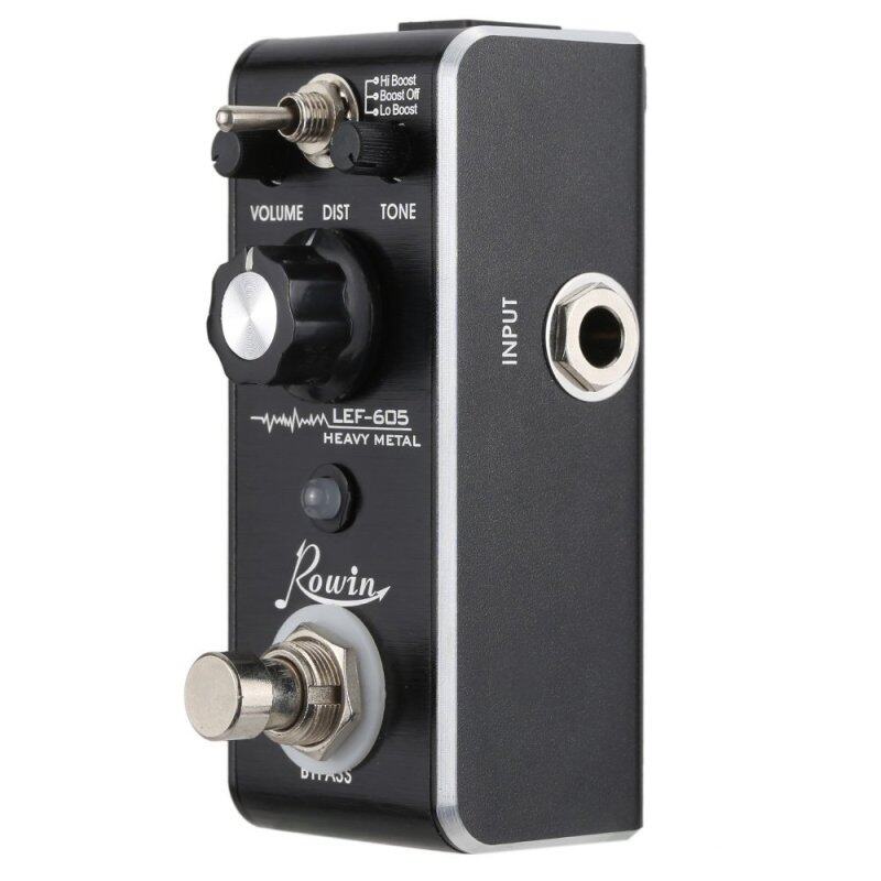 Rowin LFE-605 3 Way Heavy Metal Distortion Mini Electric Guitar Effect Pedal Knob Switch Single Effect with True Bypass Malaysia