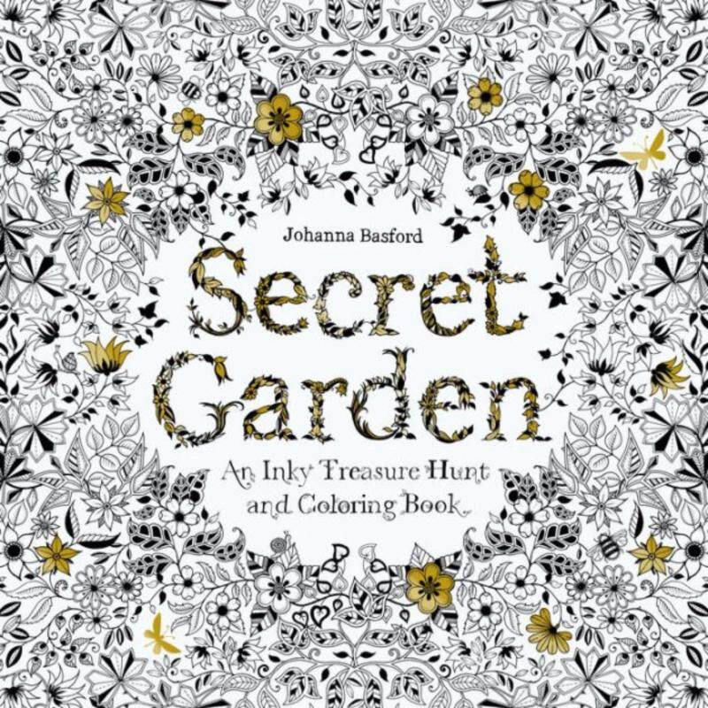 Secret Garden - An Inky Treasure Hunt and Colouring Book Malaysia