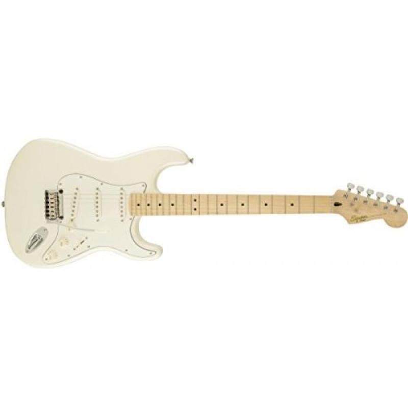 Squier by Fender Deluxe Stratocaster Electric Guitar - Pearl White Metallic - Maple Fingerboard Malaysia