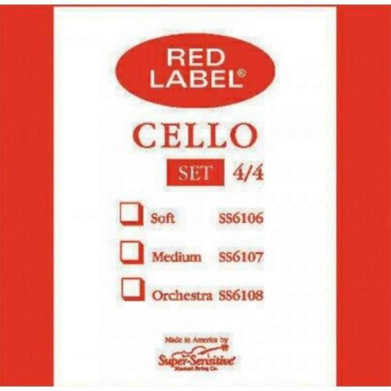Super Sensitive Steelcore 4/4 Cello Strings: Set Malaysia