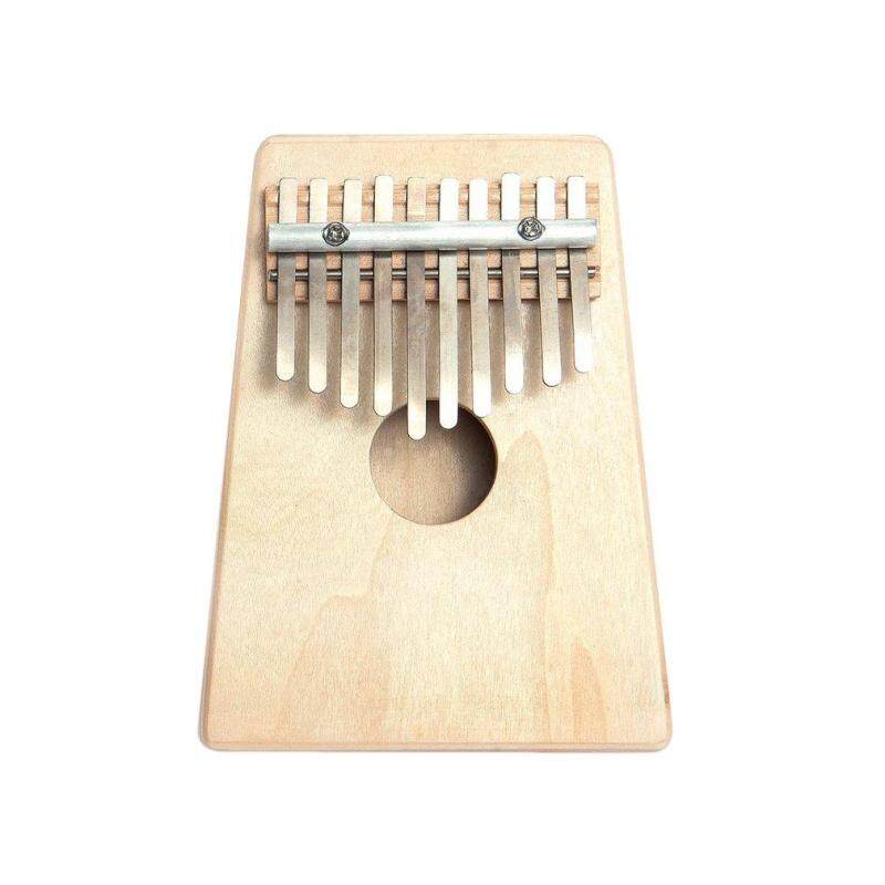 UINN 10 Key Finger Mbira Kalimba Thumb Piano Mini Pine Wood Percussion Instrument wood color Malaysia