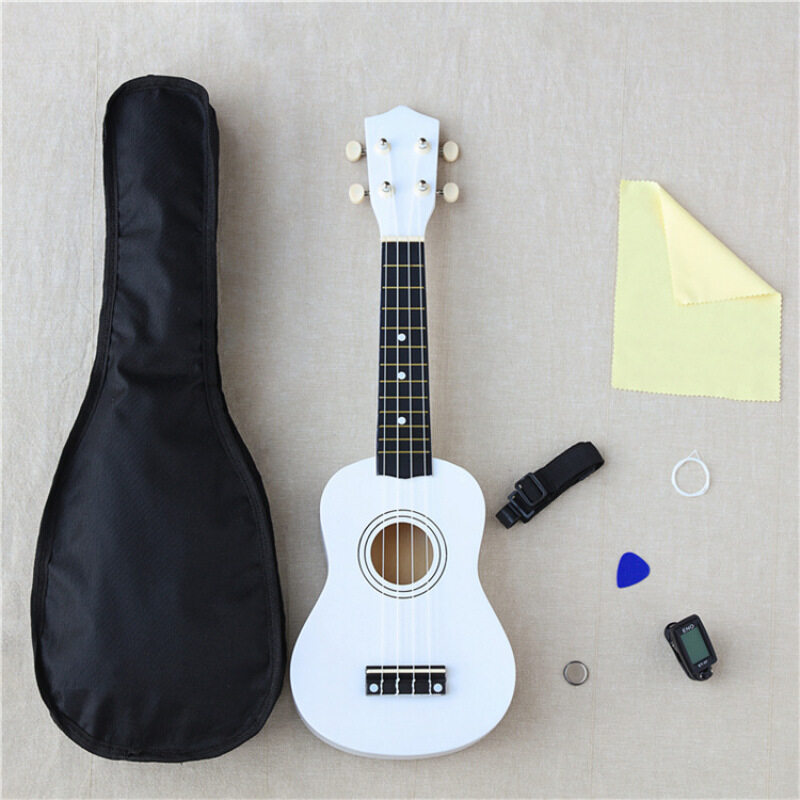Ukulele ( White) + 6 free accessories Malaysia