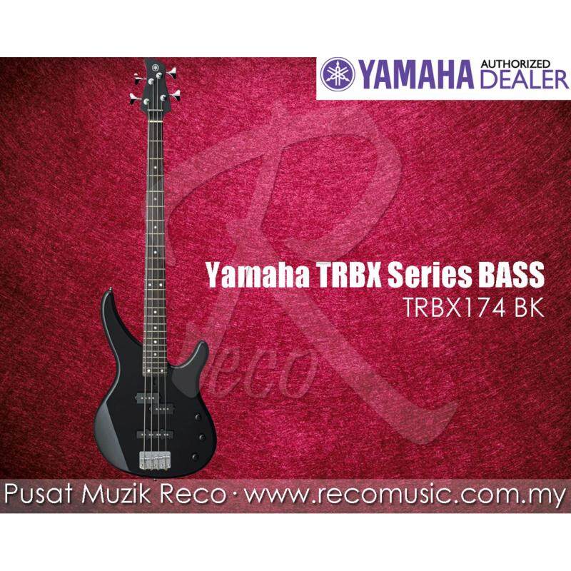 Yamaha TRBX174 4 String Electric Bass Guitar Black Malaysia