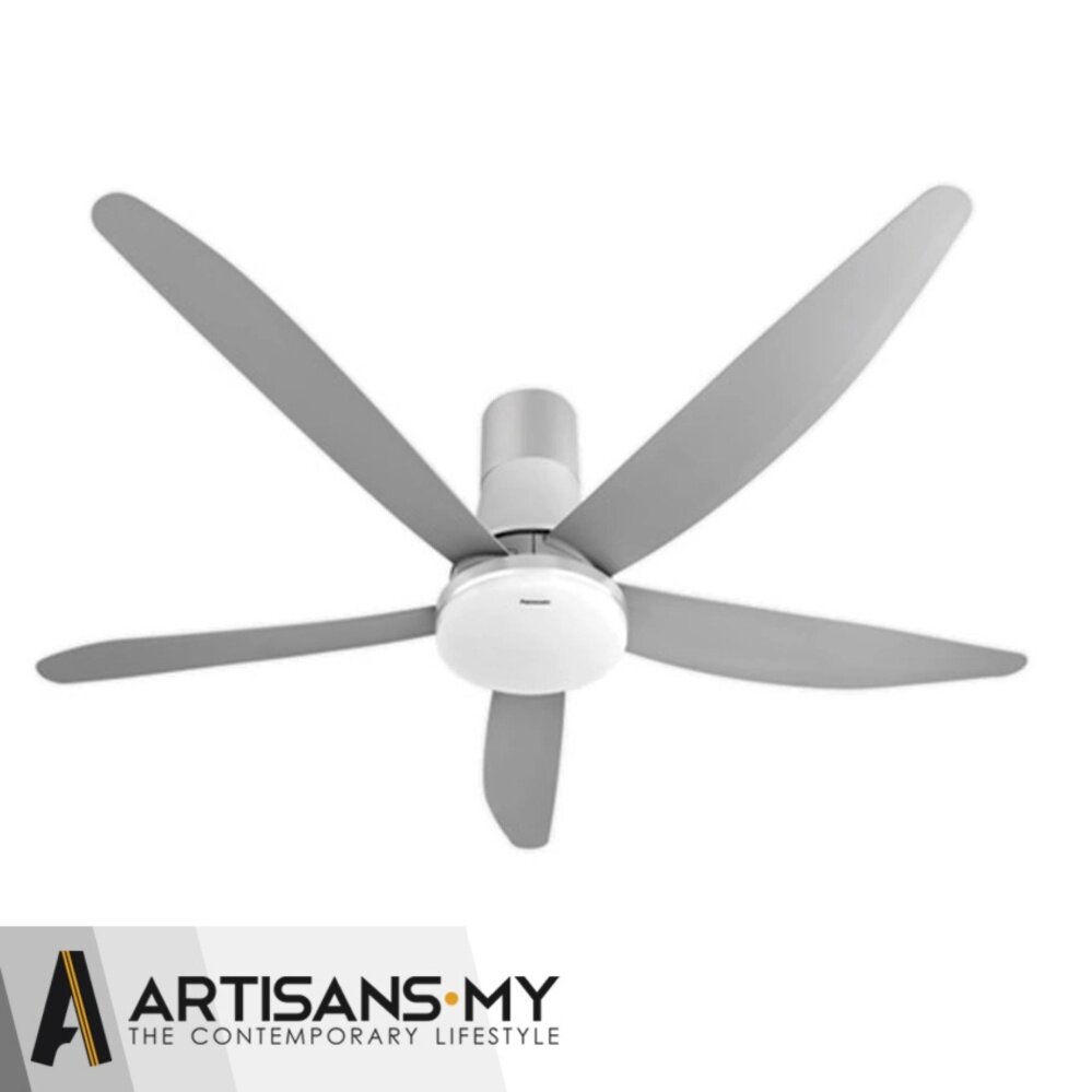 Panasonic Led 5 Blade 1500mm 60 Inch F M15gw Qpi Platinum Silver Panasonic Led 5 Blade 1500mm 60 Inch F M15gw Qpi Platinum Silver Short Pipe Ceiling Fan Malaysia