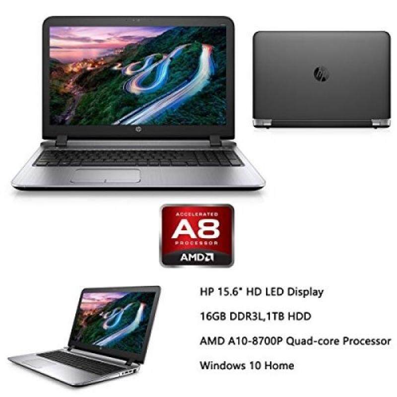2016 HP Probook 15.6 Premium High Performance Laptop, AMD Quad
Core A10-8700P up to 3.2GHz, 16GB RAM, 1TB HDD, AMD Radeon R6
Graphics, DVD+/-RW, HDMI, VGA, Bluetooth, Wifi, Webcam, Windows 10 Malaysia