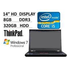 2016 Lenovo Thinkpad T430 14-inch Premium Business Laptop PC (Intel
Dual Core i5 Processor up to 3.3GHz, 8GB RAM, 320GB HDD 7200rpm,
WLAN, Webcam, DVD, USB 3.0, Windows 7 Pro) (Certified Refurbished) Malaysia