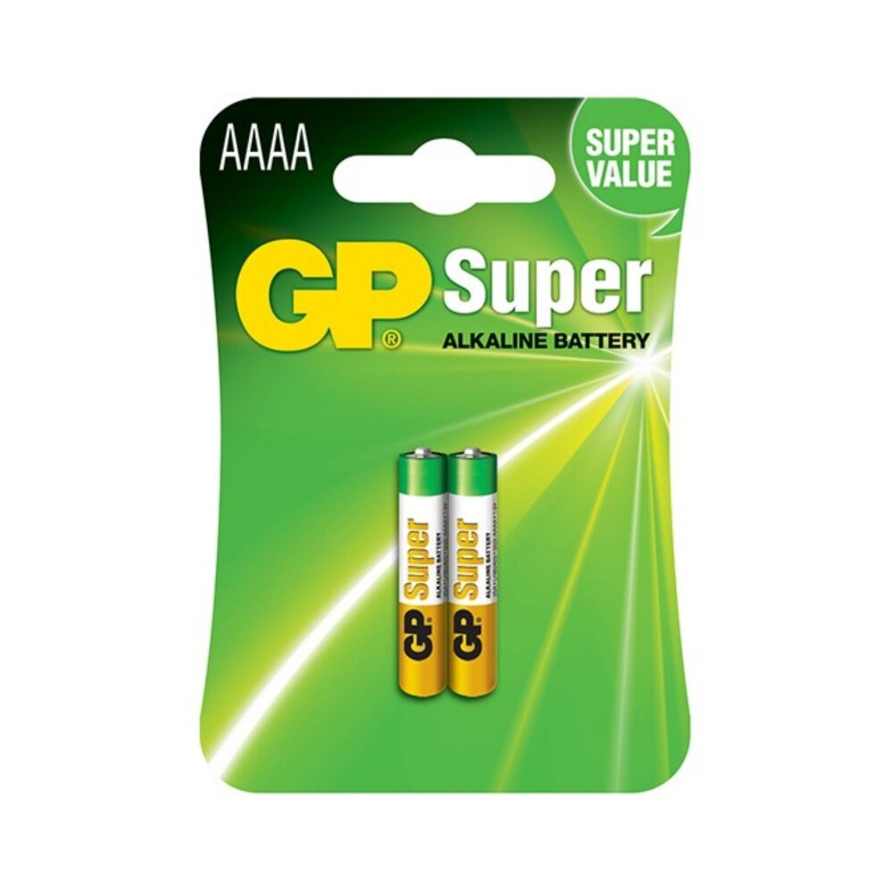 2PCS GP AAAA Super Alkaline Battery - GP25A-2U2 Malaysia