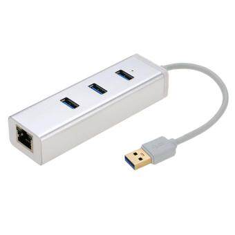 3 Ports High Speed USB 3.0 Hub With RJ45 10/100/1000Mbps GigabitEthernet Adapter LAN Converter For Computer Laptop PC Jun 2018 - 3 3 Ports High Speed USB 3.0 Hub with RJ45 10/100/1000Mbps GigabitEthernet Adapter LAN Converter for Computer Laptop PC - 3