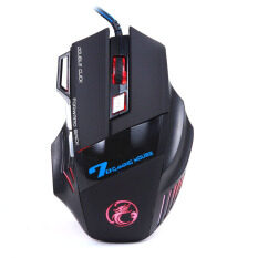 3200DPI LED Optical 7D USB Wired Gaming Mouse (Black) Malaysia