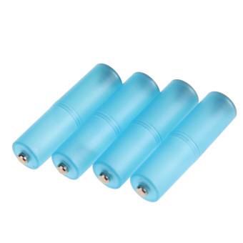 4 pcs New AAA to AA Size Cell Converter Adaptor Holder Case Blue 4 pcs New AAA to AA Size Cell Converter Adaptor Holder Case Blue