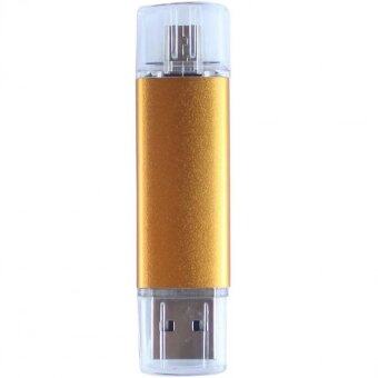 8GB OTG USB Flash Drive for SmartPhones Tablets and PCs OTG PhonePendrive and Computer 2 in 1 (Gold)