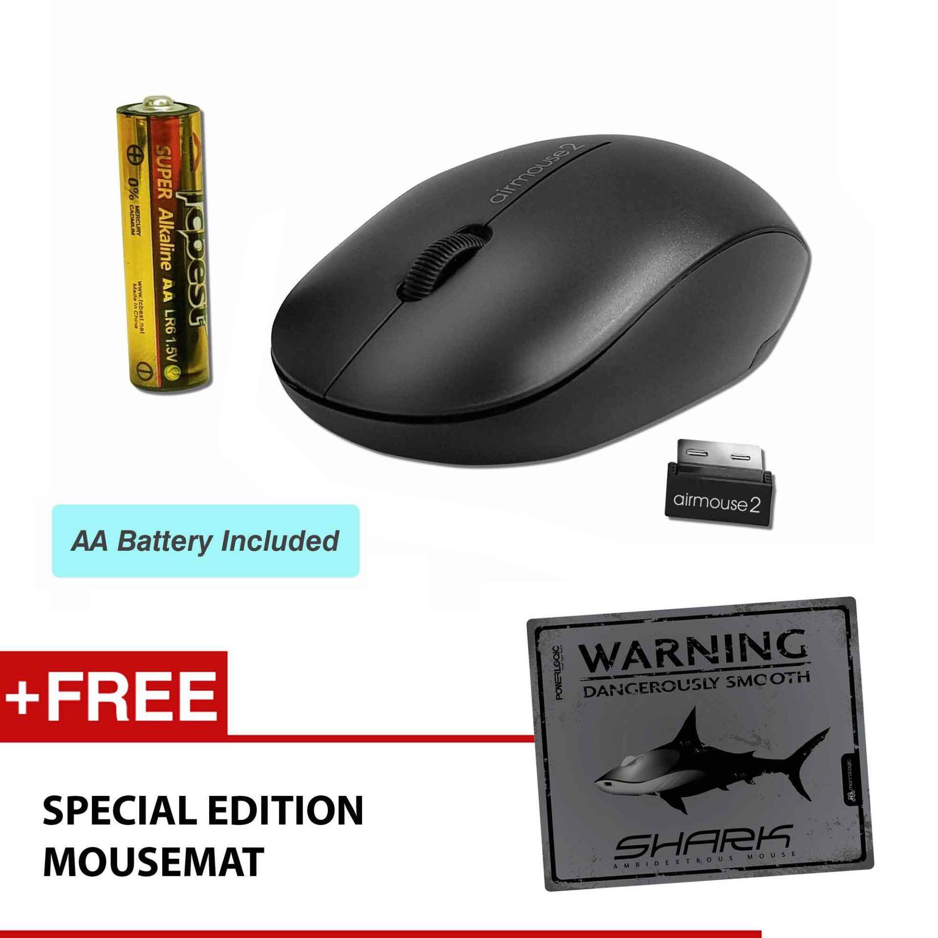 Alcatroz Airmouse 2 High Resolution Wireless Mouse Free Special Edition Mousemat Malaysia