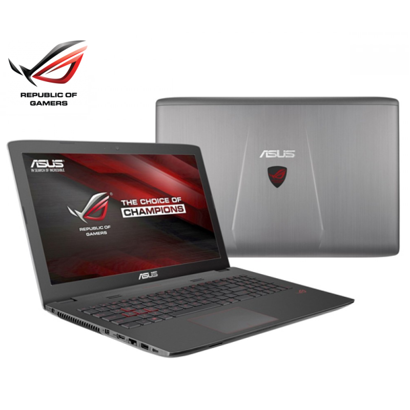 Asus ROG GL552V-WDM527T - Core i7 / 4GB / 1TB+128GB / 15.6 / W10 (Silver) Malaysia