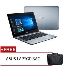 ASUS X441N-AGA141T N3350 4GB 500GB WIN10H (SILVER) FREE ASUS LAPTOP BAG Malaysia