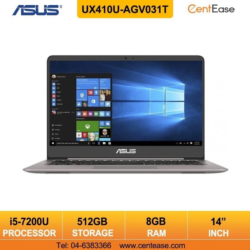 Asus Zenbook UX410U-AGV031T Ultrabook Notebook Intel Core i5
Windows 10 512GB SSD/ Grey Malaysia