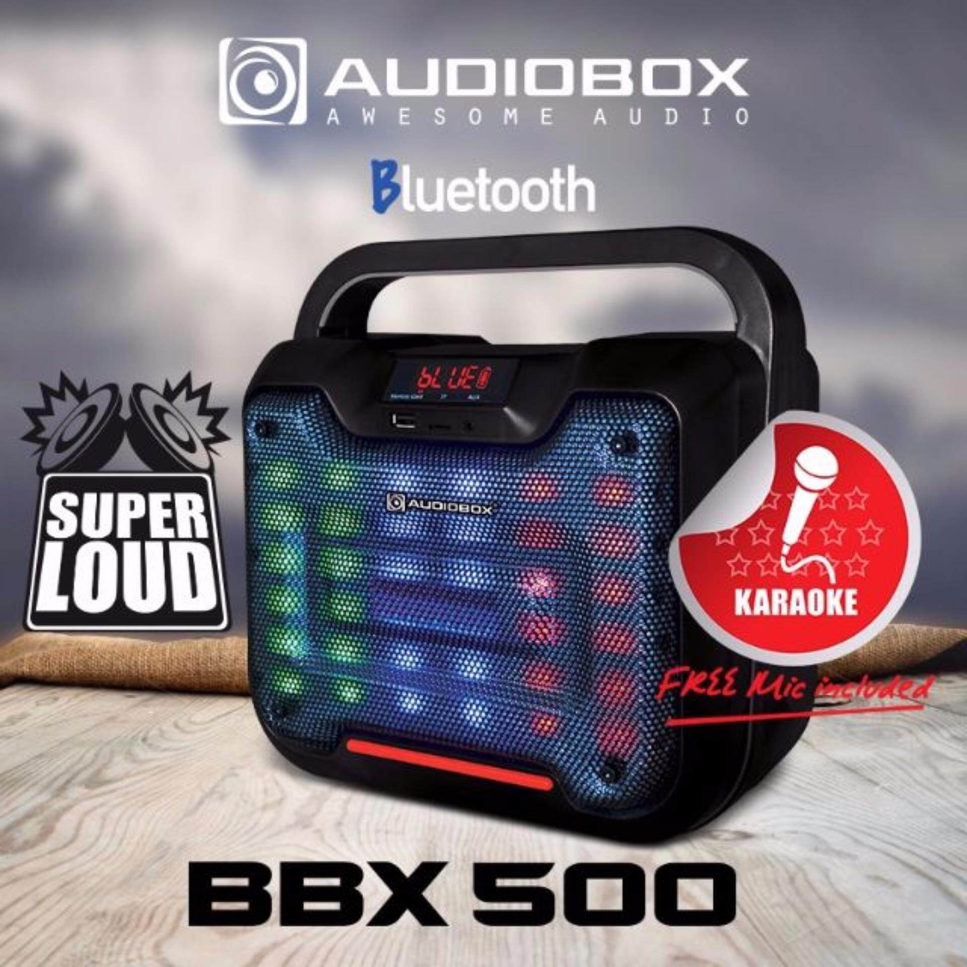 Audiobox BBX 500 Bluetooth LED Speaker FREE Microphone Malaysia
