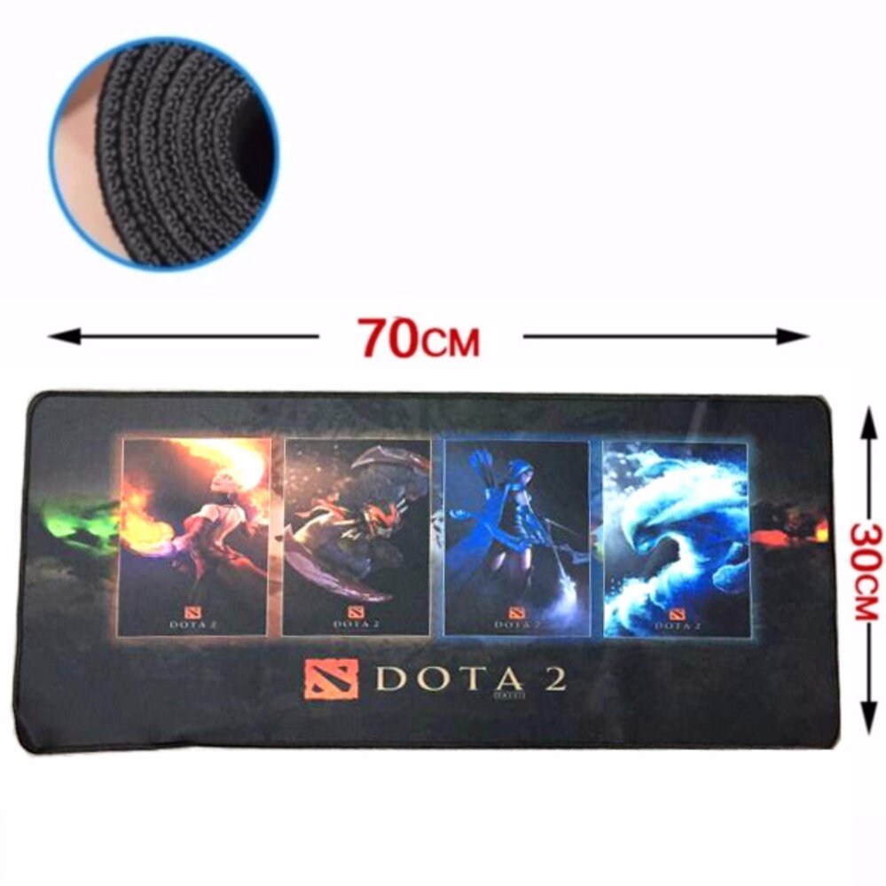 Big Size 70 x 30 x 0.2cm Gaming Mat Non-slip Anti Fray Stitching High Quality Beautiful Mouse Pad Malaysia