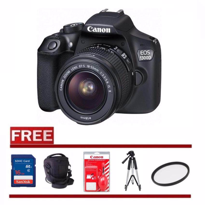 Canon EOS 1300D 18-55mm + 16GB + Bag + Tripod + Cleaning + UV - BestPrice
