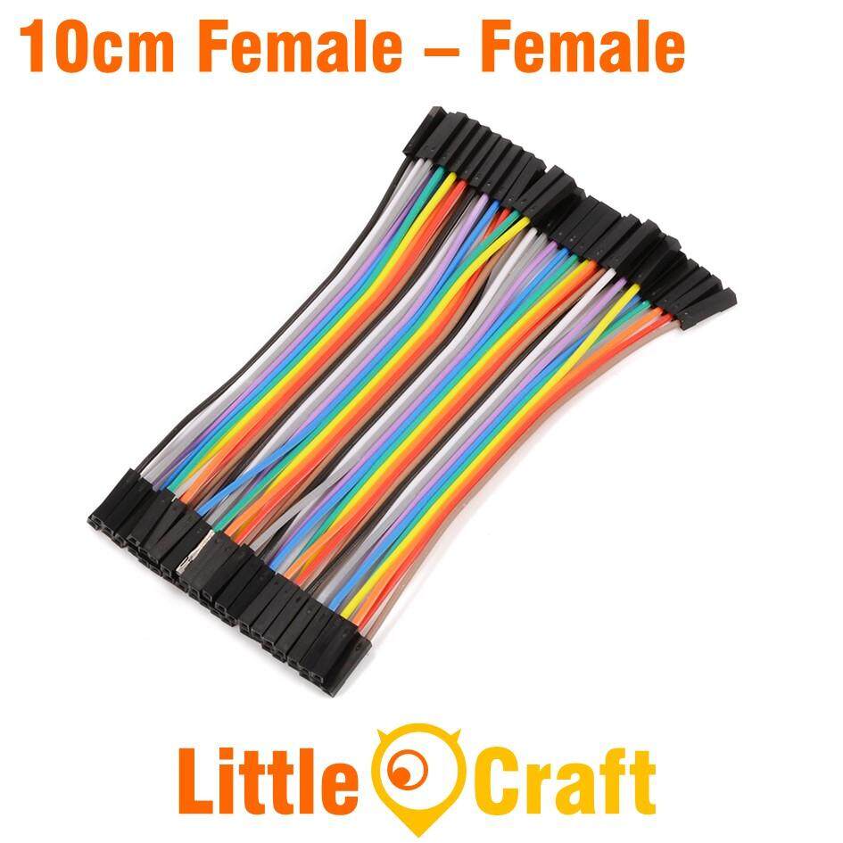 Dupont Jumper Wire 40p 2.54mm Female to Female 10cm Malaysia