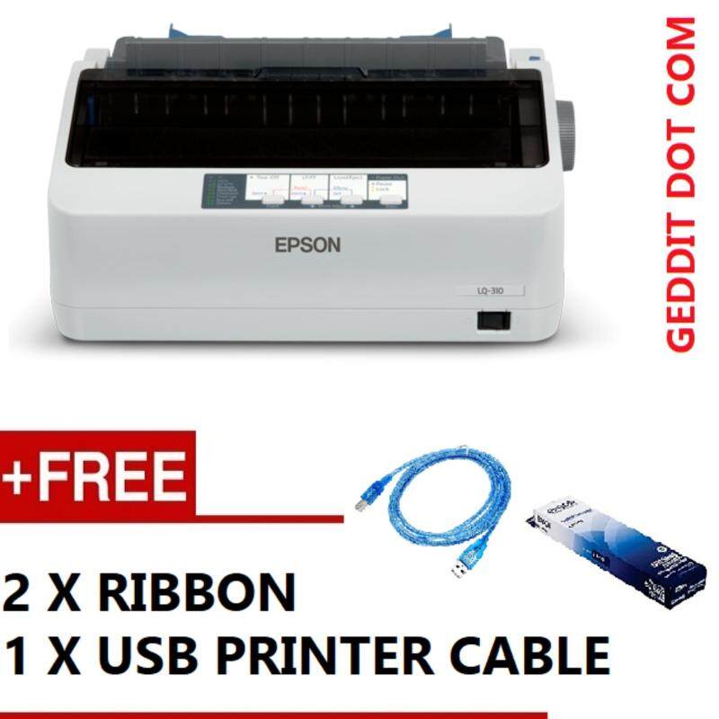 Buy EPSON LQ-310 DOT MATRIX PRINTER (FREE: 2 x RIBBON, 1 x USB PRINTER CABLE) Malaysia