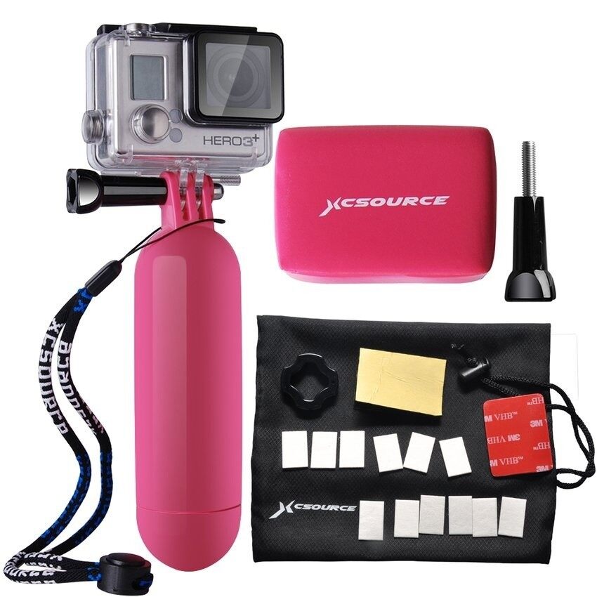 F Action Camera Accessories Bundle Set Kit Forgopro1/2/3/3+/4(Pink) - intl