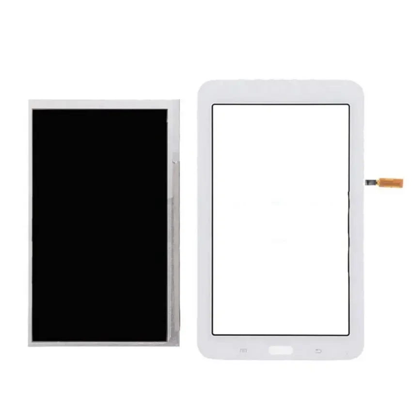 Untuk Samsung Galaksi Tab 3 Lite 7.0 T110 SM-T110 Baru Hitam Digitizer Sentuh Layar Kaca Sensor + LCD Tampilan Panel layar Monitor-Internasional