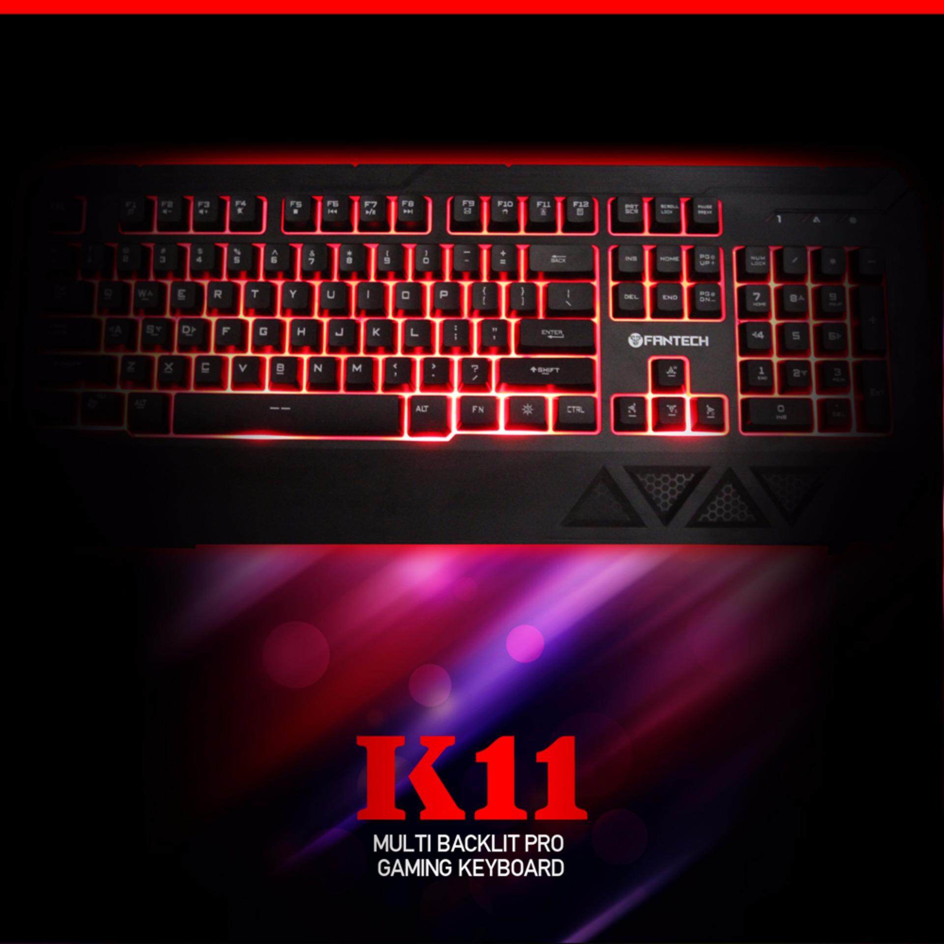 GENUINE FANTECH MEMBRANE GAMING KEYBOARD K11 Malaysia