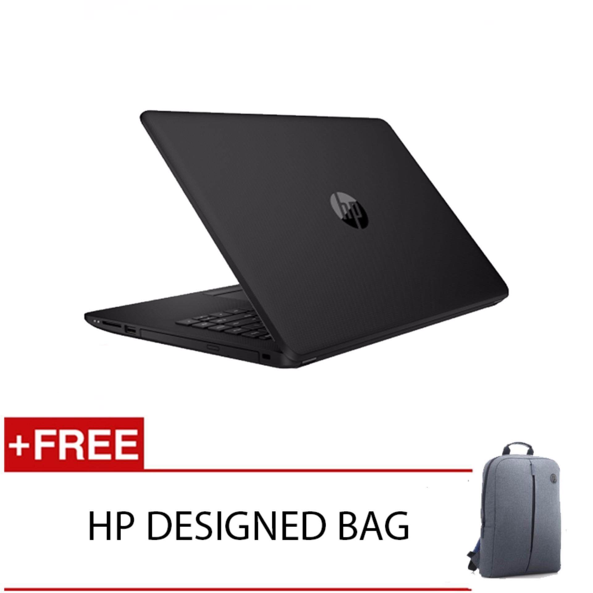 HP 14-BS537TU N3060 4GD3 500G WIN10H (BLACK) FREE HP DESIGNED BACKPACK Malaysia