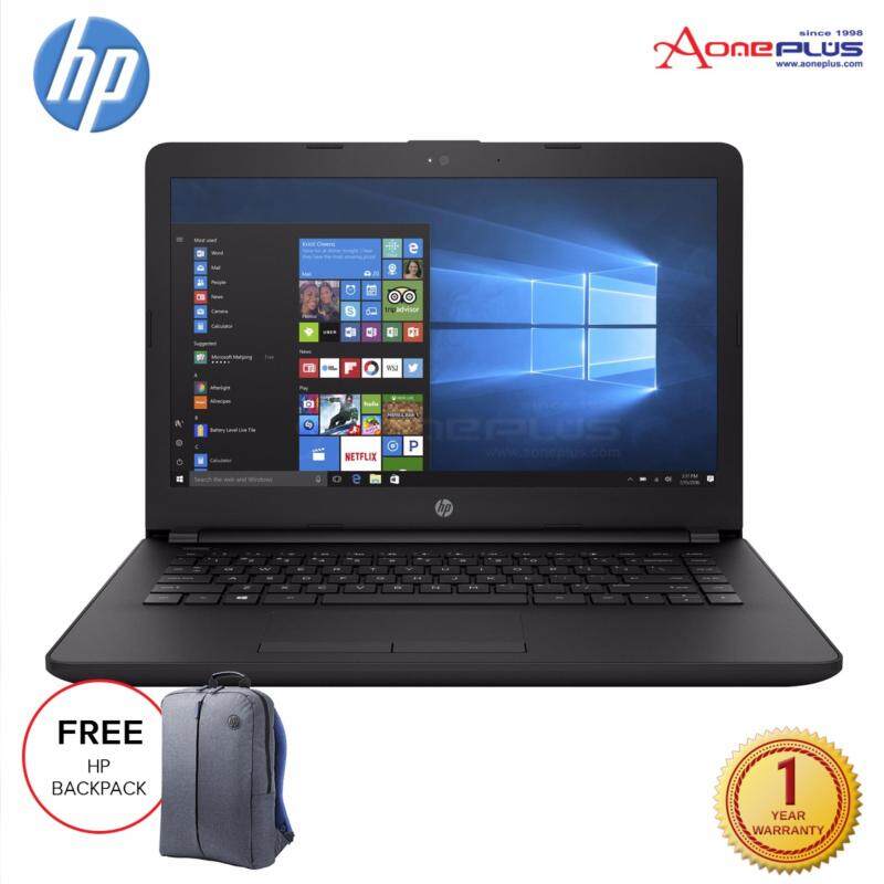 HP 14-bw053AU 14.0 Laptop/Notebook (Black) + Free HP Backpack Malaysia