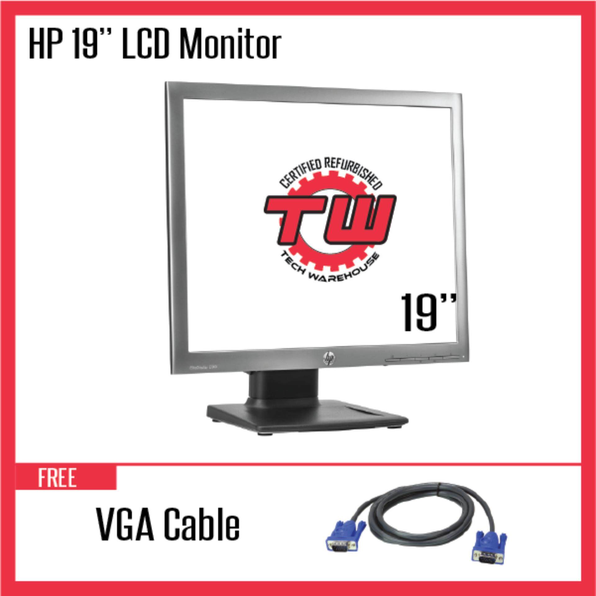 HP 19 LCD Monitor (Factory Refurbished) (3 Months Warranty) Malaysia
