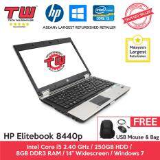 HP Elitebook 8440p Core i5 / 8GB RAM / 500GB HDD / Windows 7 Laptop / 3 Months Warranty (Factory Refurbished) Malaysia