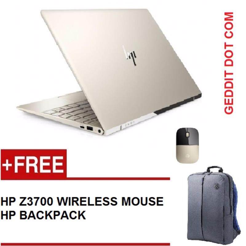 HP ENVY 13-AD102TU / 13-AD103TU NOTEBOOK (i5-8250U,8GB,256GB SSD,NO DVD,WIN10,13.3 FULLHD,2YEAR ONSITE) FREE BACKPACK +HP Z3700 WIRELESS MOUSE Malaysia