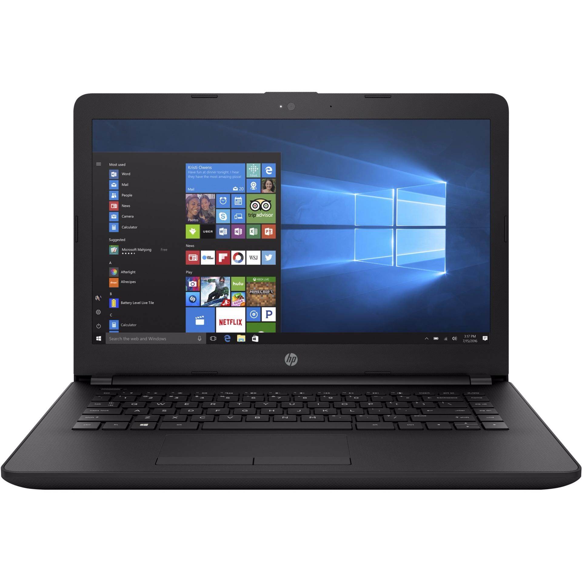 HP Notebook 14-bw053AU 14 Laptop Black (A6-9220, 4GB, 500GB, ATI, W10H) Malaysia