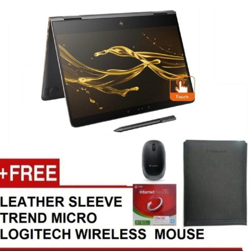 HP SPECTRE X360 Touch 13-AC028TU (I7-7500U,8GB,256GB SSD,13.3,W10,NO ODD) FREE HP LEATHER SLEEVE + HP STYLUS PEN, TREND MICRO INTERNET SECURITY, LOGITECH WIRELESS MOUSE Malaysia