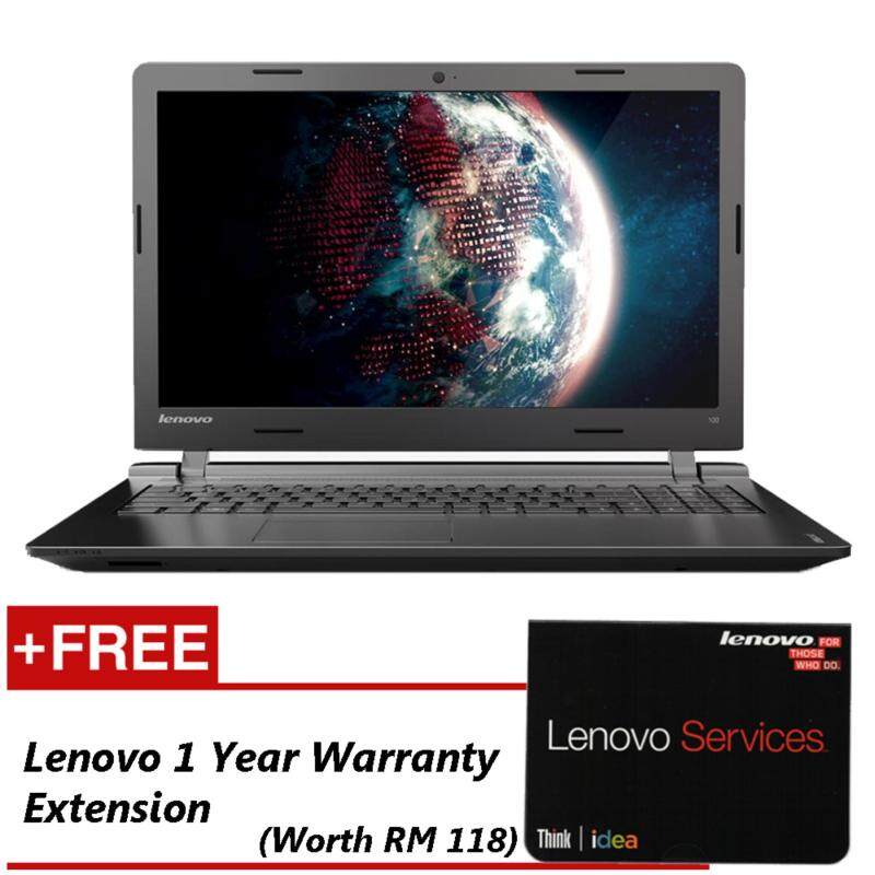 Lenovo Ideapad 110-15ACL MTM-80TJ00LWMJ 15.6 Laptop Black Free Lenovo 1 Year Warranty Extension Malaysia