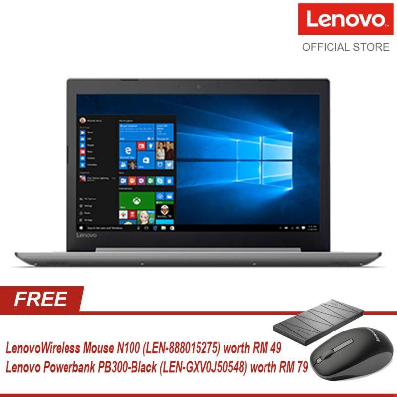 Lenovo IdeaPad 320-15AST 80XV007CMJ - Platinum Grey - FREE Lenovo Wireless Mouse N100 (LEN-888015275) worth RM 49 + Lenovo Powerbank PB300-Black (LEN-GXV0J50548) worth RM 79 Malaysia
