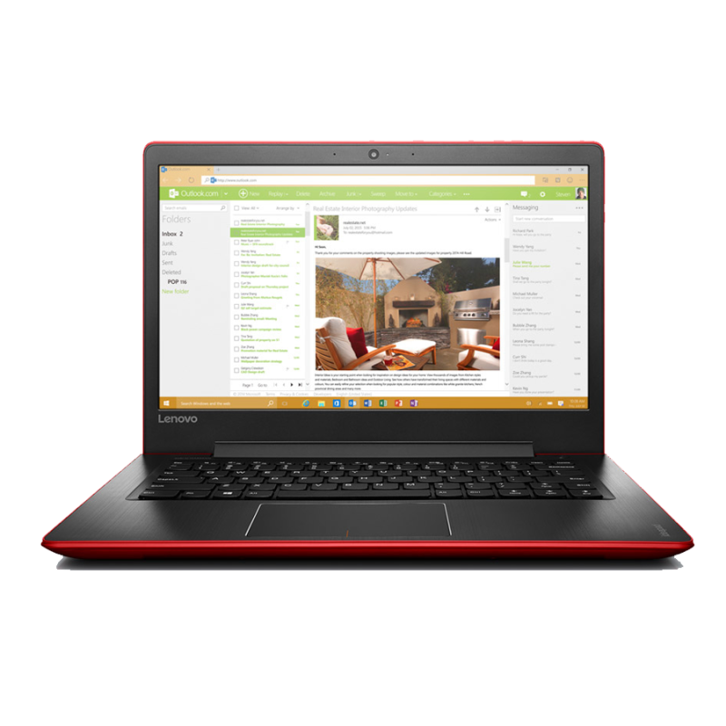 Lenovo Ideapad 510s-14IKB 80UV0078MJ 14 FHD Laptop Red (i5-7200U, 4GB, 1TB, R5 M430 2GB, W10) Malaysia