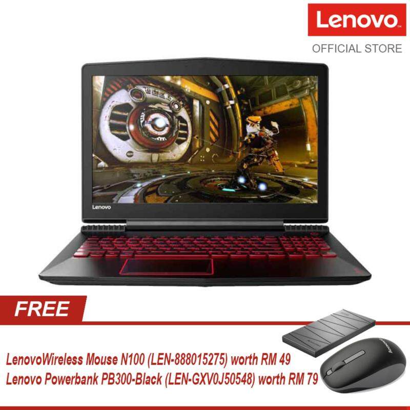 Lenovo Legion Y520-15IKB 80WK0052MJ (Intel® Core™ i7-7700HQ Processor) - Black > Lenovo Wireless Mouse N100 (LEN-888015275) worth RM 49 + Lenovo Powerbank PB300-Black (LEN-GXV0J50548) worth RM 79 Malaysia