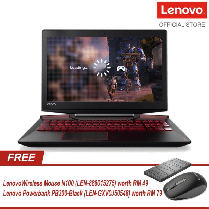 Lenovo Legion Y720-15IKN 2TB 80VR001DMJ (Intel® Core™ i7-7700HQ Processor) - Black - FREE- Lenovo Wireless Mouse N100 Lenovo Powerbank PB300-Black (LEN-GXV0J50548) worth RM 79(LEN-888015275) worth RM 49 + Malaysia