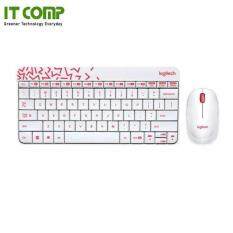 Logitech MK240 Nano Wireless Keyboard and Mouse Combo White/Vivid Red Malaysia